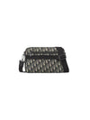 Maxi Safari Strap Cross Bag Black Beige - DIOR - BALAAN 1