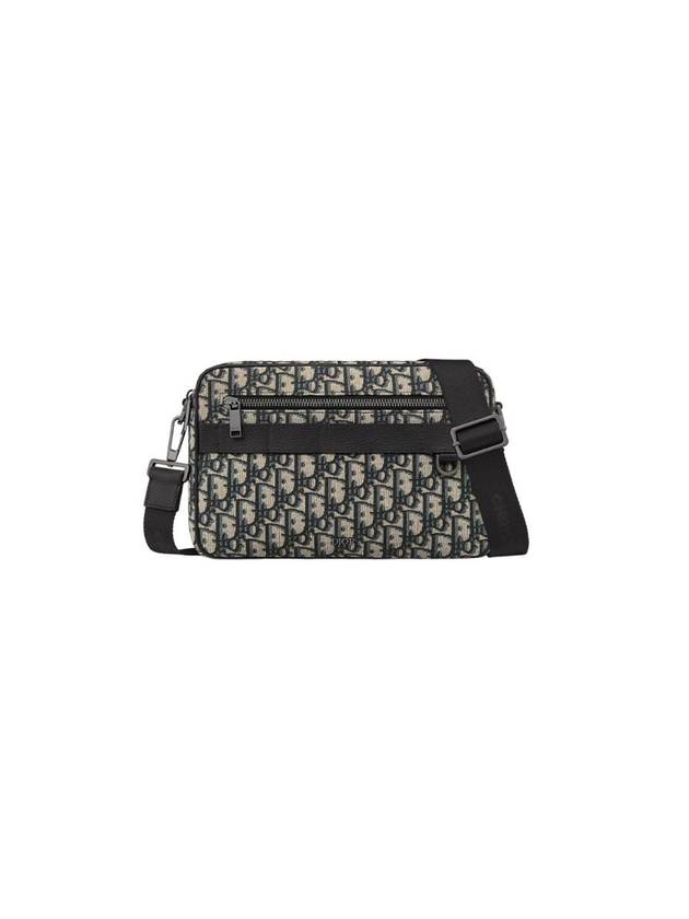 Maxi Safari Strap Cross Bag Black Beige - DIOR - BALAAN 1