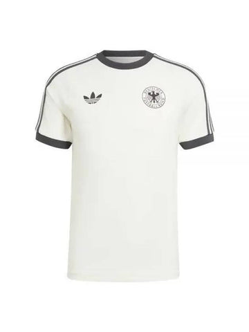 DFB Adicolor Classic 3 Stripes Short Sleeve T-Shirt Off White - ADIDAS - BALAAN 1