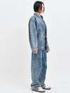 Oversized Jinro Denim Shirt Blue - C WEAR BY THE GENIUS - BALAAN 3