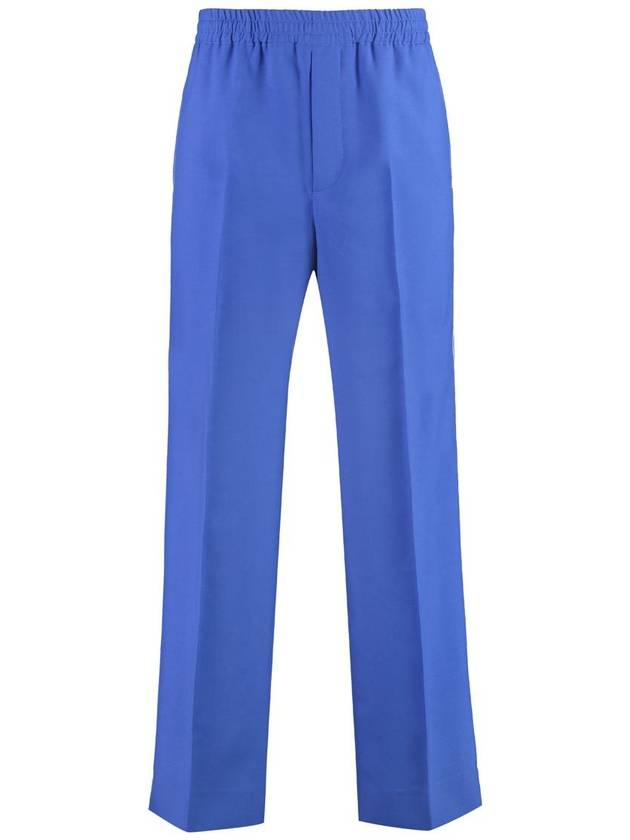 Interlocking G Wool Mohair Track Pants Blue - GUCCI - BALAAN 2