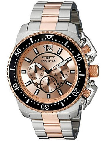 Invicta Pro Diver Chronograph Rose Dial Men's Watch 21956 - INVICTA - BALAAN 1