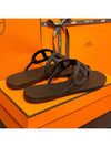 Egerie Flip Flops Noir - HERMES - BALAAN 8