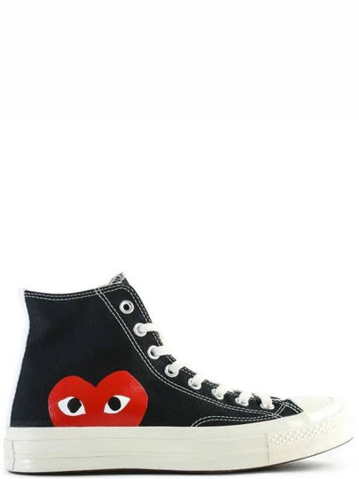 Chuck Taylor High Top Sneakers P1 K112 1 Black - COMME DES GARCONS - BALAAN 2