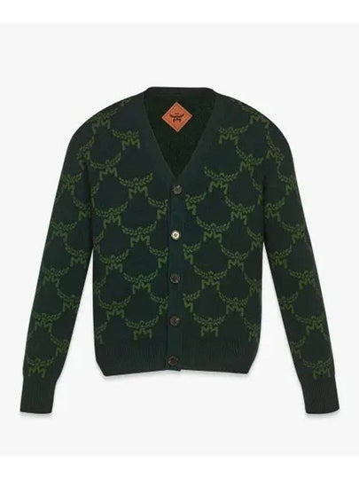 Wool Regenerated Cashmere Loretos Cardigan Green - MCM - BALAAN 2