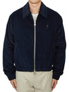 Jacket HJK037 CO0089 4011 BLUE - AMI - BALAAN 3