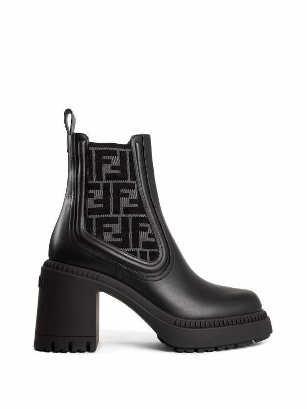 Domino Biker Middle Boots Black - FENDI - BALAAN 6