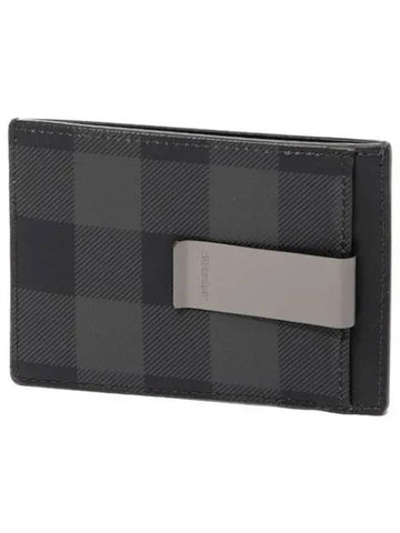 Check Money Clip Case Men s Card Wallet - BURBERRY - BALAAN 1