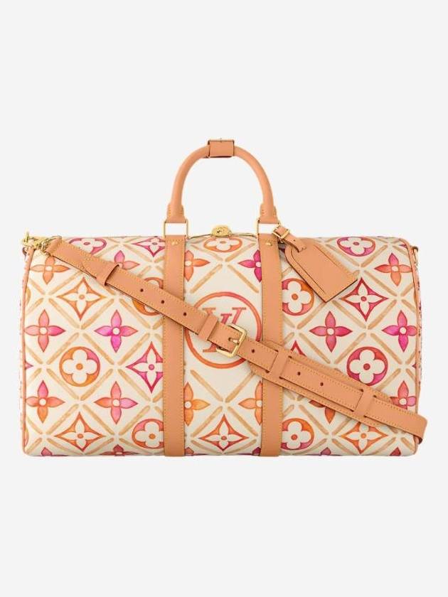 Keepall Bandouliere 45 Duffel Bag Coral - LOUIS VUITTON - BALAAN 1