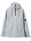 Lens Wappen Half Zip Up Anorak Grey - CP COMPANY - BALAAN 2