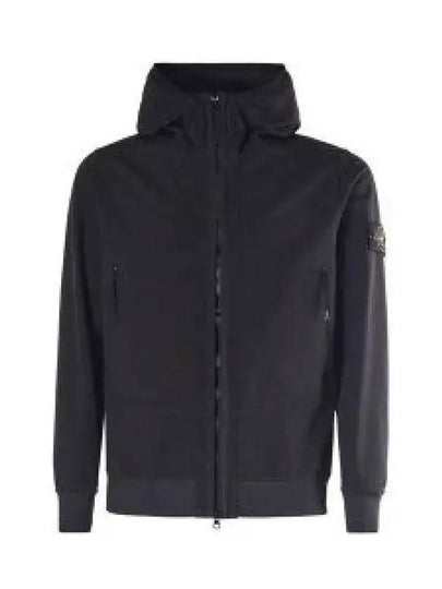 Technology Recycled Polyester Hooded Jacket Black - STONE ISLAND - BALAAN 2