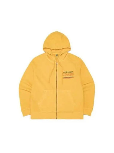 KODAK Apparel Cinekodak Pigment Dying Zuri Zip up MUSTARD - KODO - BALAAN 1