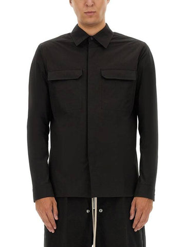 Rick Owens Cotton Shirt - RICK OWENS - BALAAN 1