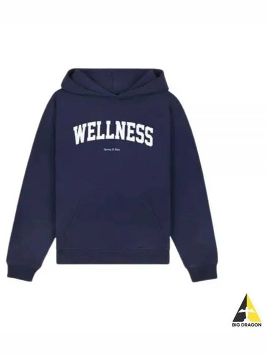 Wellness Ivy Hoodie NavyWhite HOAW2313NA - SPORTY & RICH - BALAAN 1