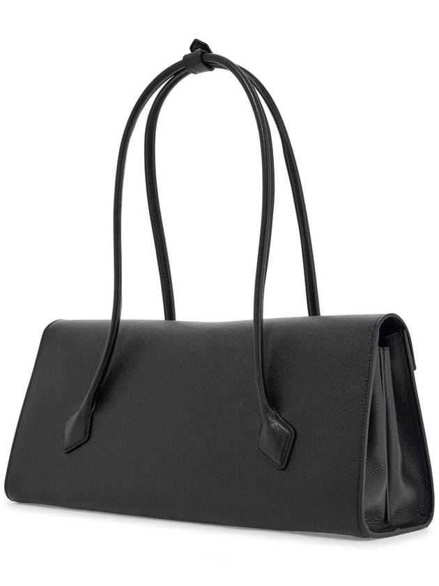 Le Tekel flap calfskin tote bag black - ALAIA - BALAAN 3