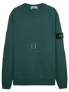 Wappen Patch Crew Neck Sweatshirt Green - STONE ISLAND - BALAAN 2