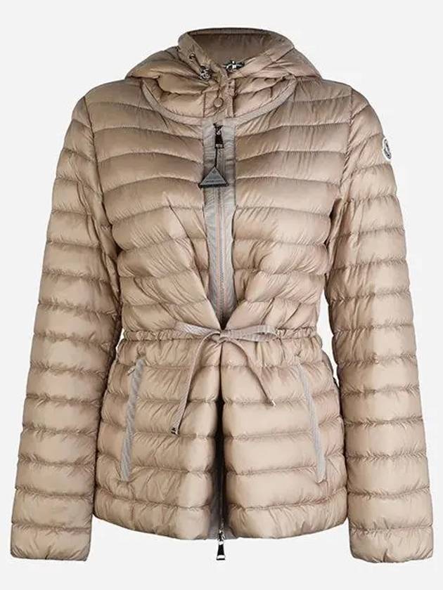 1A10300 53048 205 Laie Women s Hooded Padded Jacket Beige 1128405 - MONCLER - BALAAN 1