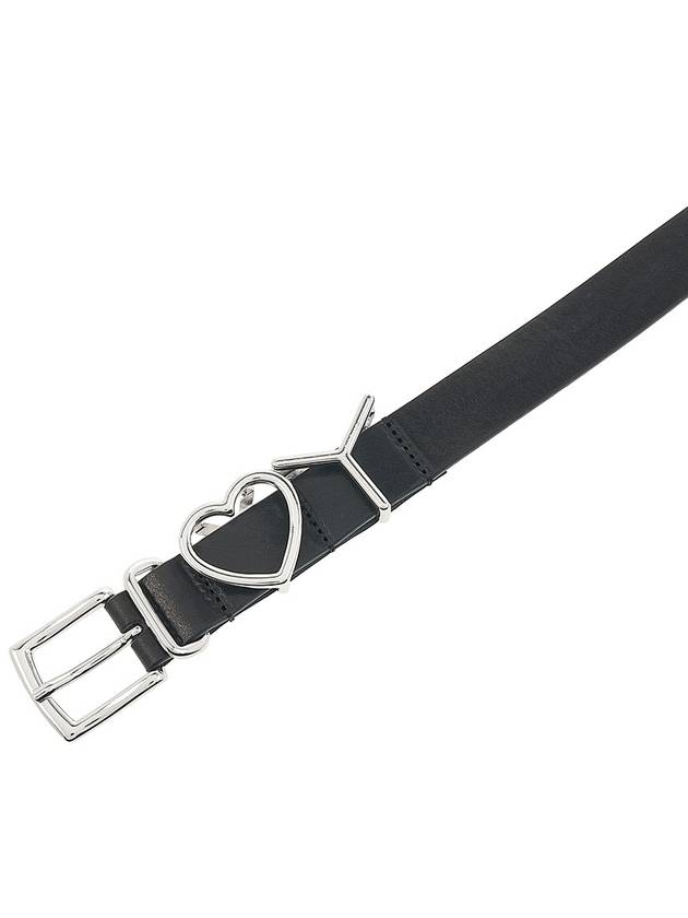 Y Buckle Silver Belt Black - Y/PROJECT - BALAAN.