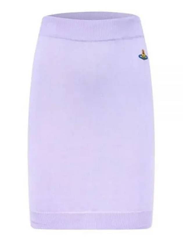 Logo Bea Mini H Line Skirt Purple - VIVIENNE WESTWOOD - BALAAN 2