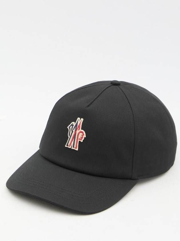 Gabardine Ball Cap Black - MONCLER - BALAAN 2