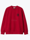 Logo Print Sweatshirt Red - CARHARTT WIP - BALAAN 2