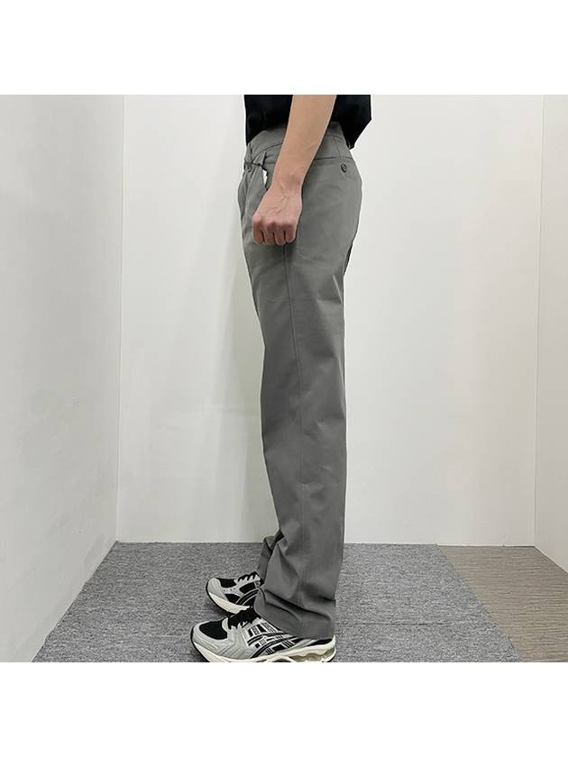 Chino Straight Pants Grey - AMI - BALAAN 4