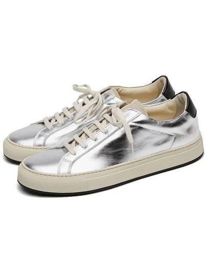 Retro Low Top Sneakers Silver - COMMON PROJECTS - BALAAN 2