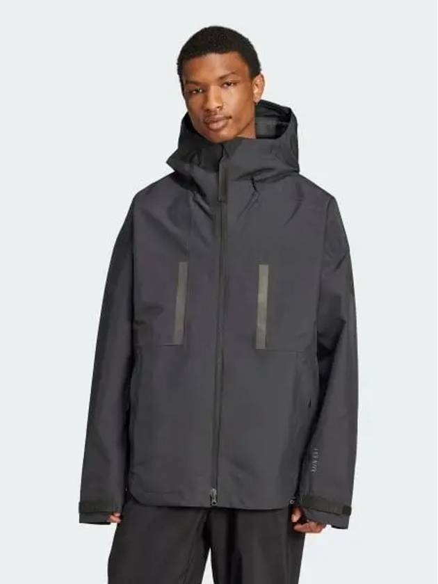 adidas My Shelter Rain Ready Jacket Black IV7368 - ADIDAS - BALAAN 2