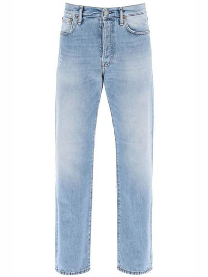 Regular Fit Cotton Jeans Light Blue - ACNE STUDIOS - BALAAN 2