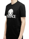 Medusa Print Cotton Short Sleeve T-Shirt Black - VERSACE - BALAAN 3