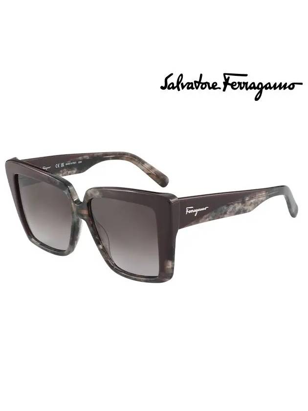 Eyewear Butterfly Acetate Sunglasses Black - SALVATORE FERRAGAMO - BALAAN 3