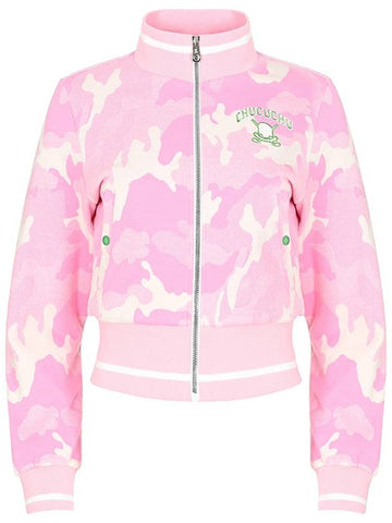 C23SJP004W Candy Camo Outerwear Pink - CHUCUCHU - BALAAN 1