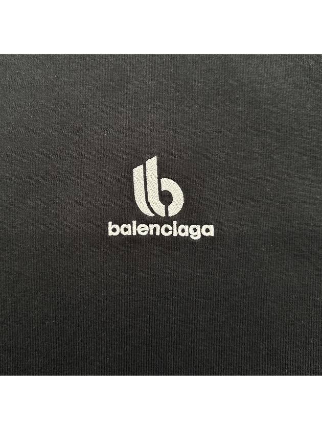 Small Logo Short Sleeve T-Shirt Black - BALENCIAGA - BALAAN.