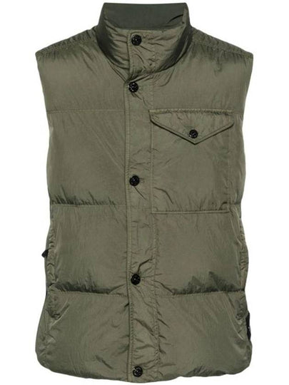 Crinkle Reps R-NY Down Vest Green - STONE ISLAND - BALAAN 2