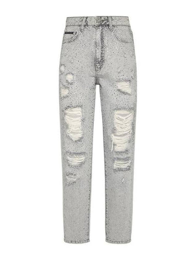 Denim Straight Pants FACC WDT2261 PDE004N02 DENIM - PHILIPP PLEIN - BALAAN 1