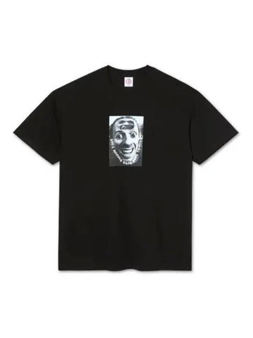 POLAR Trab Wrap Inside Short Sleeve T Shirt Black - POLAR SKATE CO. - BALAAN 1