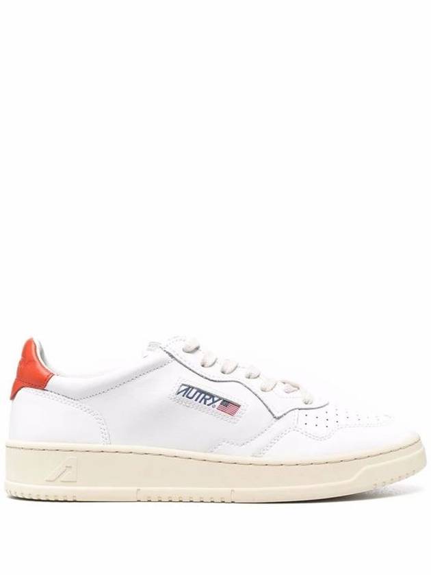 Men's Medalist Leather Low Top Sneakers White - AUTRY - BALAAN 1