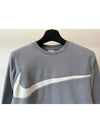 Logo Club Fleece Winterized Crew Neck Sweatshirt Grey - NIKE - BALAAN 4