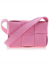 Intrecciato Cassette Small Cross Bag Pink - BOTTEGA VENETA - BALAAN 4