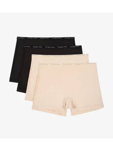 UNDERWEAR Basic Square Draw 4 Pack FI4DRG1145FBLK - FILA - BALAAN 1