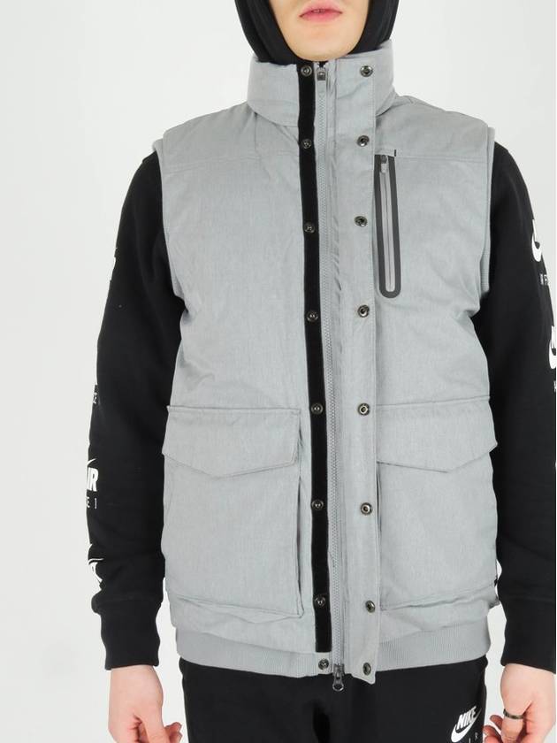 Heavy Down Vest Grey - NIKE - BALAAN 18