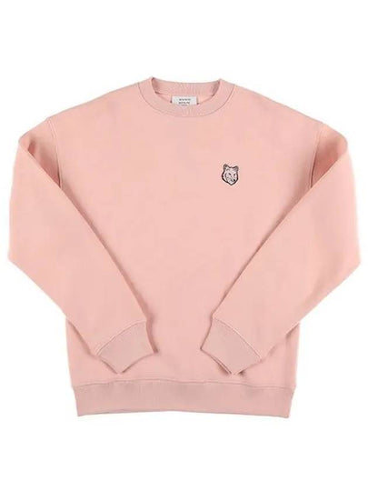 Bold Fox Head Patch Comfort Sweatshirt Pink - MAISON KITSUNE - BALAAN 2