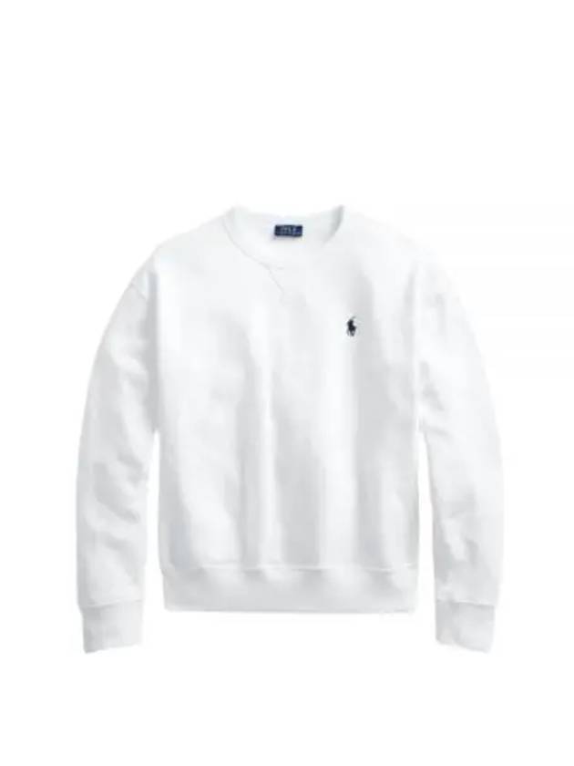 Embroidered Logo Pony Sweatshirt White - POLO RALPH LAUREN - BALAAN 2