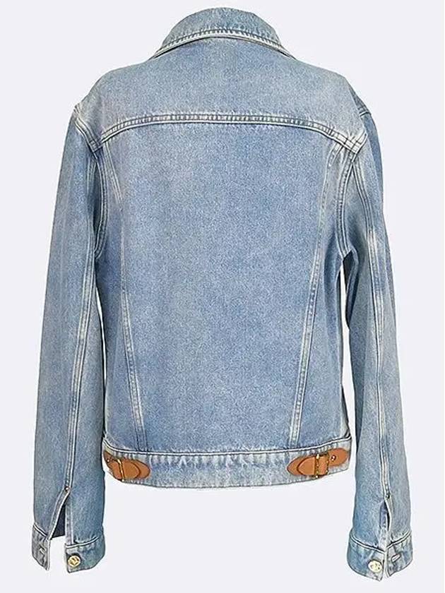 Smith Market Used Luxury Goods XIX Denim Jacket Women s Clothing - LOUIS VUITTON - BALAAN 3