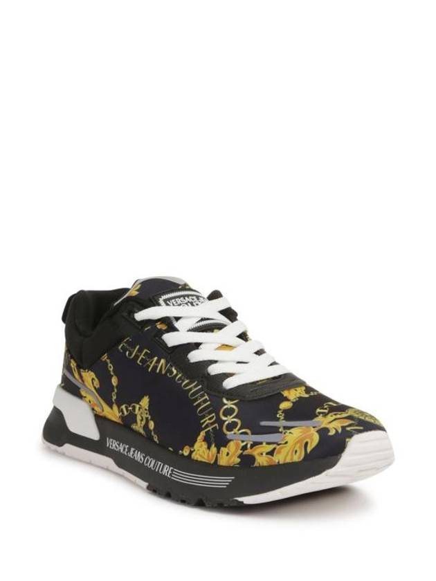 Sneakers 77YA3SA1 ZS654 G89 Black Gold - VERSACE - BALAAN 2