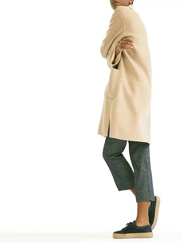 11th Anniversary TERZO Wool Coat Camel 60110102 004 - MAX MARA - BALAAN 4