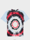 Tie Dye Cotton Jersey Short Sleeve T Shirt - CELINE - BALAAN 4