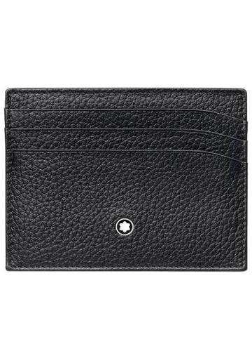 Soft Grain Card Wallet Black - MONTBLANC - BALAAN 1