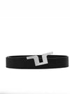 Bridger Leather Belt Black - J.LINDEBERG - BALAAN 3