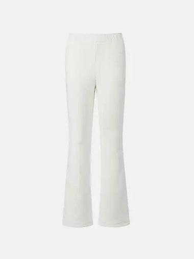 Women s Brushed Bootcut Training Pants Ivory SP322TKP95 - DESCENTE - BALAAN 1